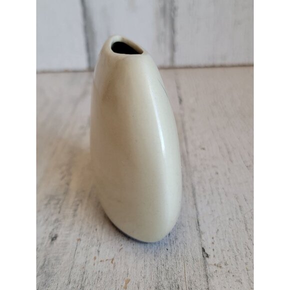 Flower blue iris floral mini vase pottery home decor figure unique - Picture 3 of 7